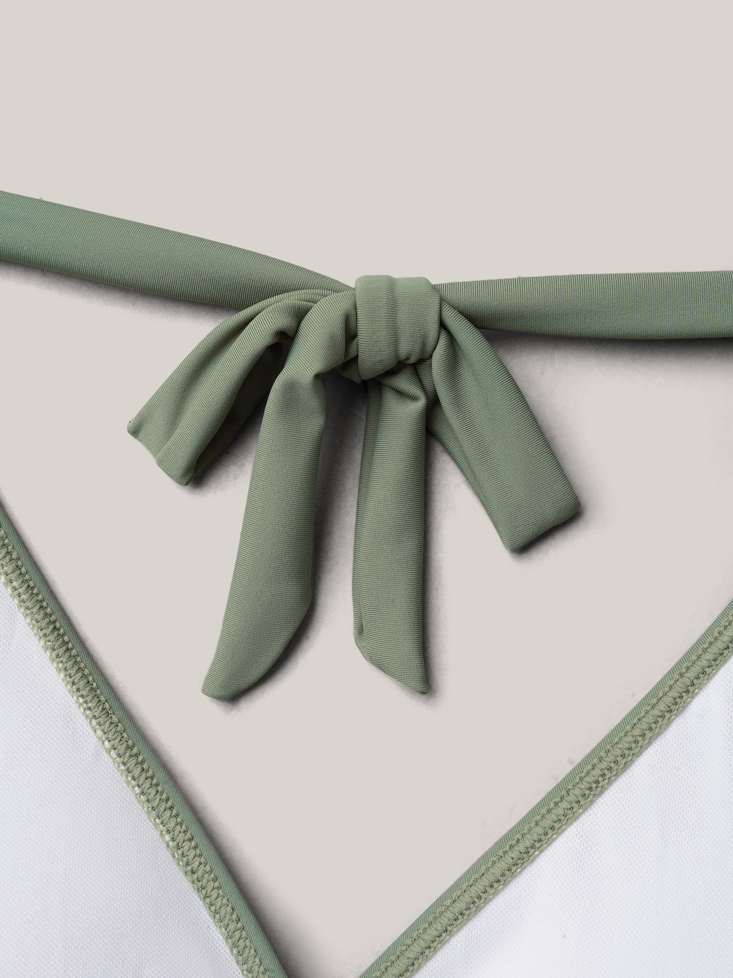 Color-Block Panelled Waist-Tie Swim Dress