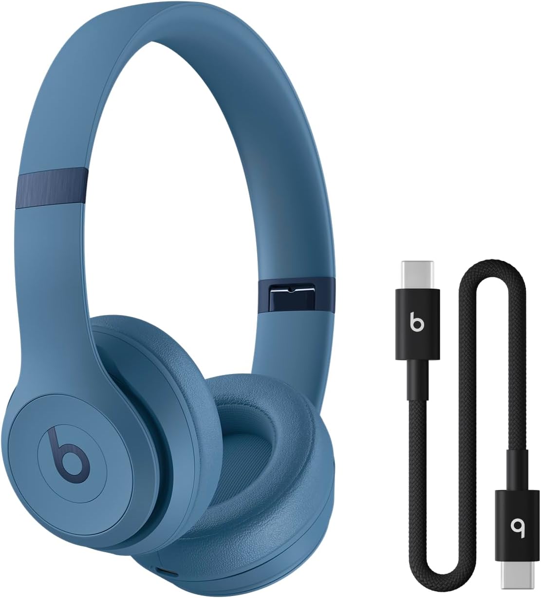 Beats Solo 4 - Wireless On-Ear Bluetooth Headphones, Up to 50-Hour Battery Life, Ultra-Lightweight Comfort, Powerful and Balanced Sound, Apple & Android Compatible - Cloud Pink