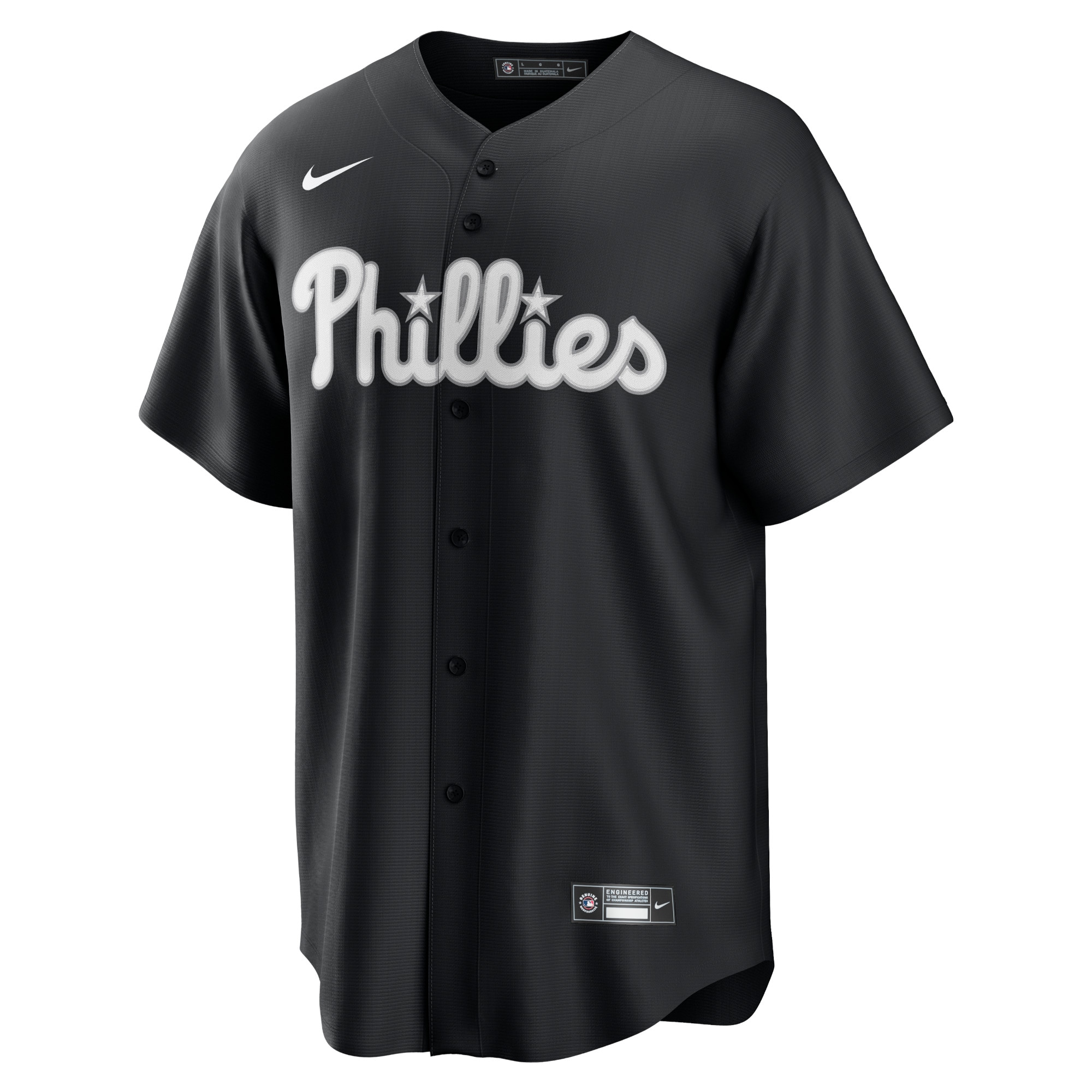 Men's Philadelphia Phillies Nike Black Replica Jersey