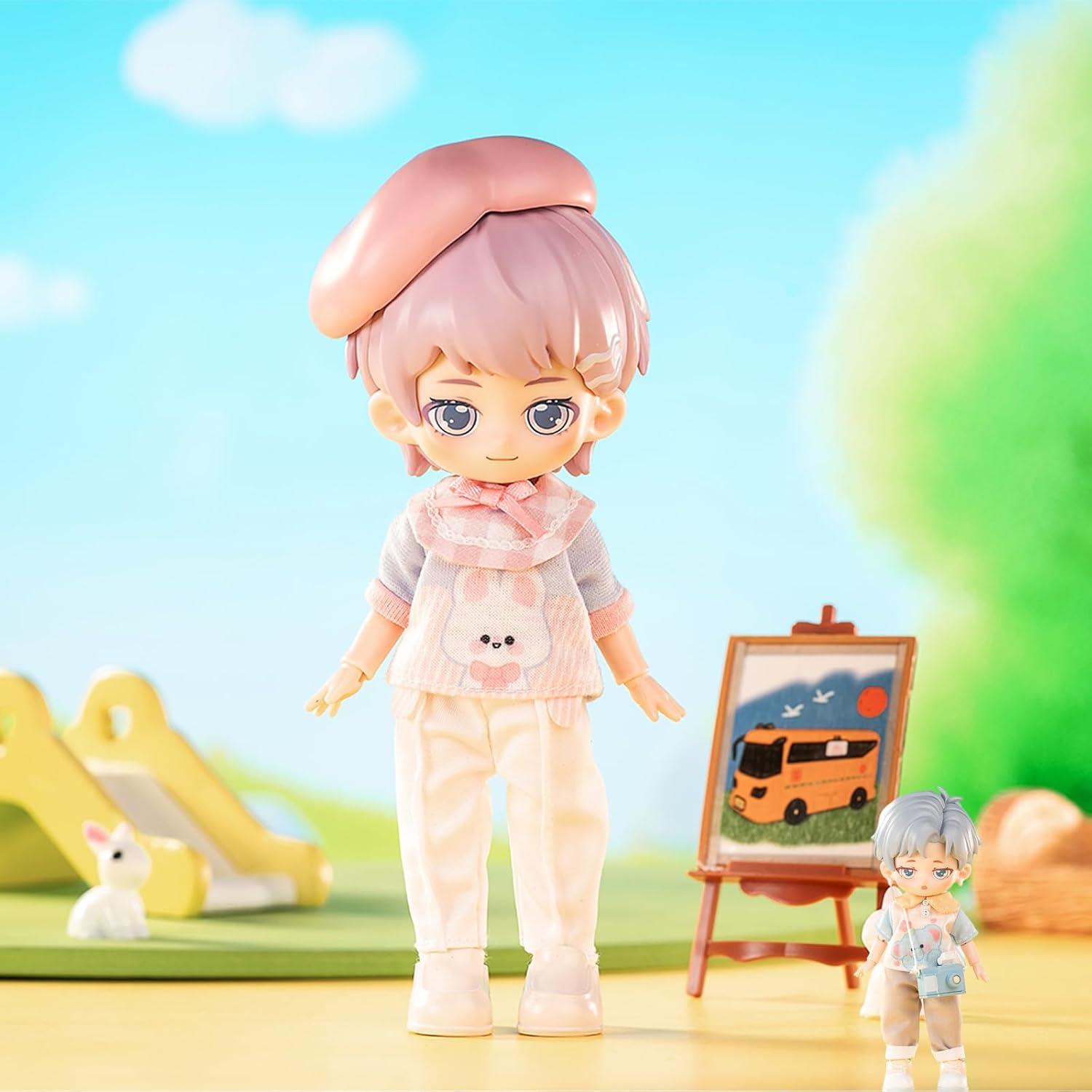 BJD Blind Box,Kawaii PEETSOON Blind Box BJD,PEETSOON Garden Party 1/12 Ball Jointed Collectable Doll Figure Posable Dress Up Doll for Girls Gift Toys