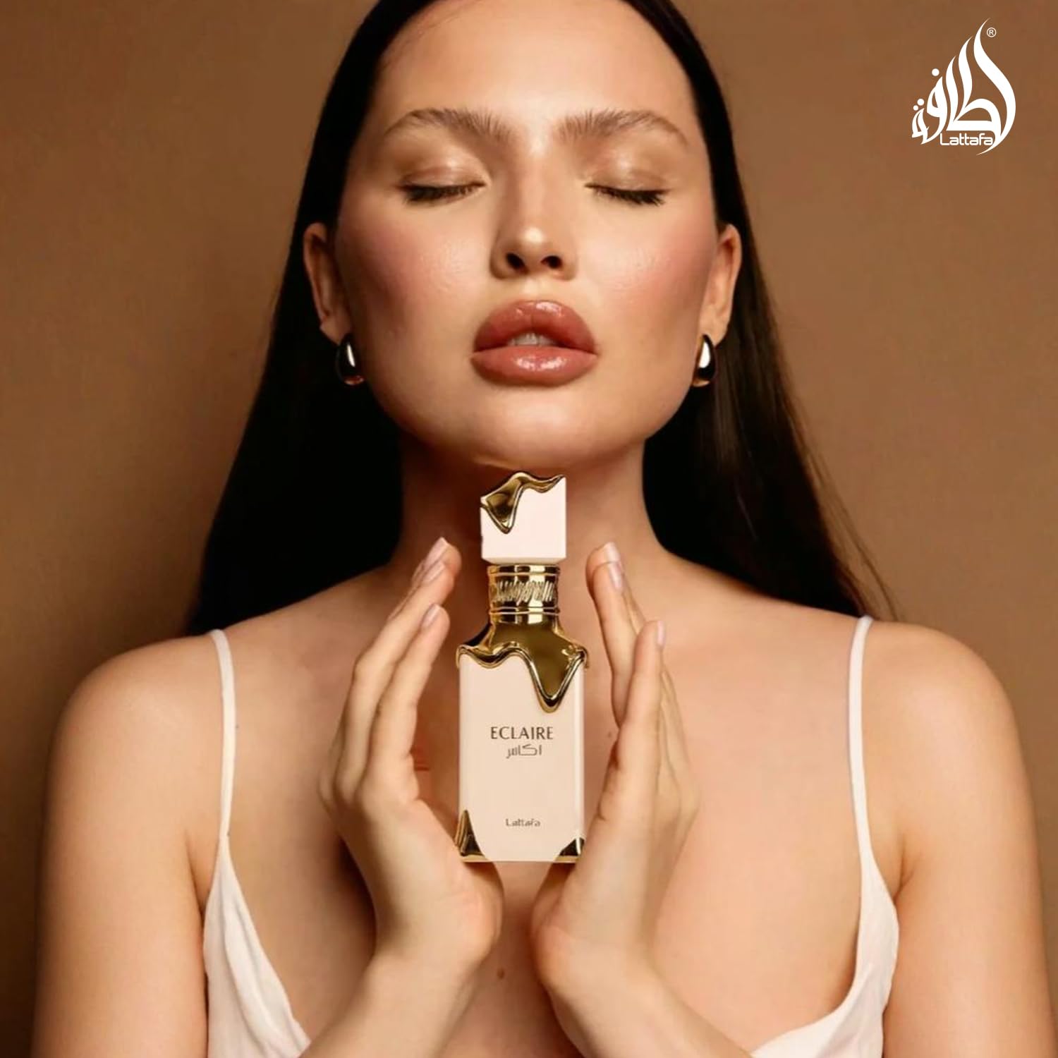 Lattafa Eclaire - Vanilla, Caramel, Sweet, Floral - Eau de Parfum Long-Lasting Fragrance for Women, 3.40 Ounce / 100 ml
