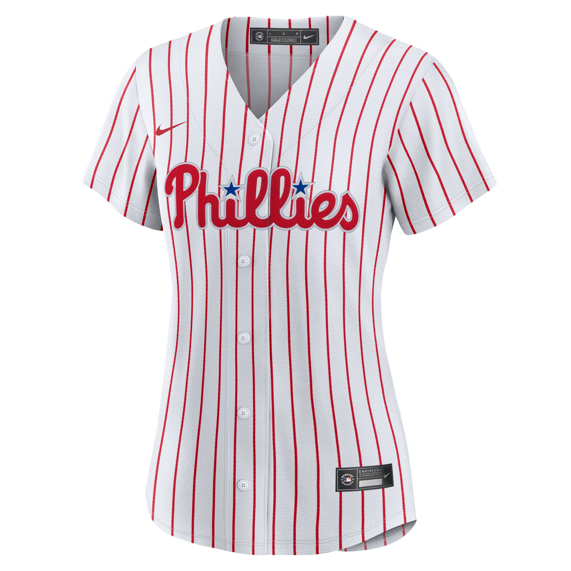Women's Philadelphia Phillies  Nike White #1 Mom Home Replica Jersey