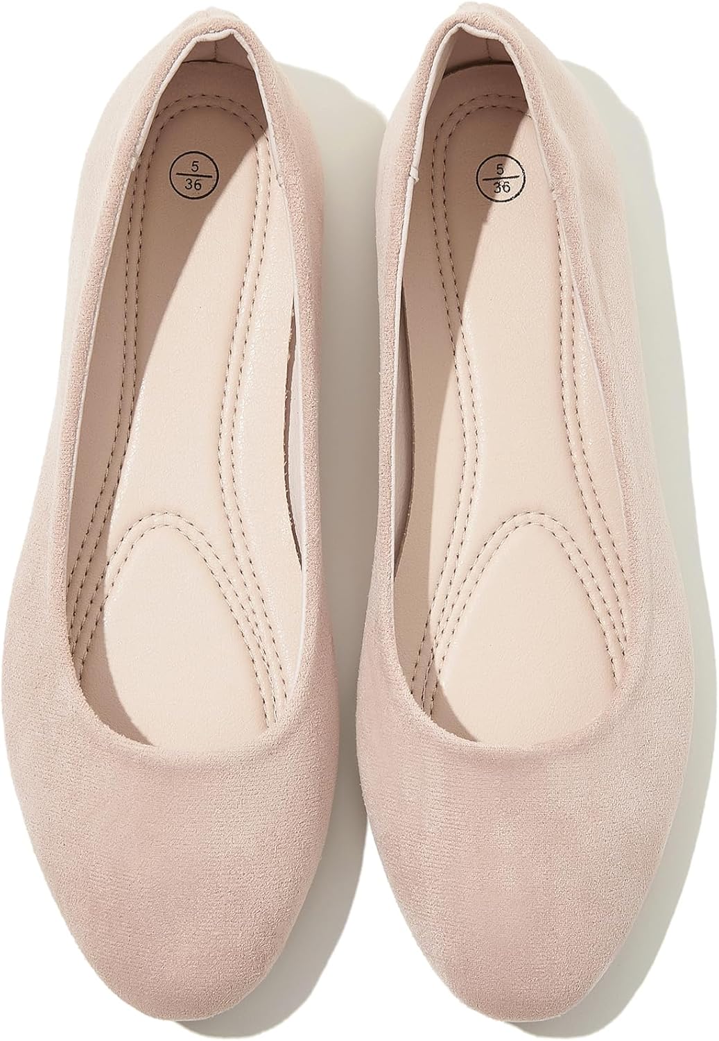 Shupua Flats for Women Round Toe Flat Shoes Dressy Black Ballet Flats Comfortable Womens Dress Shoes Ballerina Flats for Work