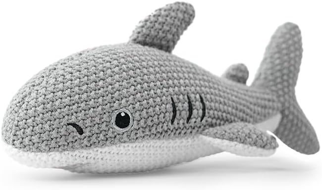 Turtle Stuffed Animal for Kids,8inch Ocean Toys Hand Knit Doll Baby Cute Doll Bed Time,Handmade Knit Animal Toy Soft Cotton Knitted Animals Teddy Bear Christmas Birthday Gifts （Turtle）