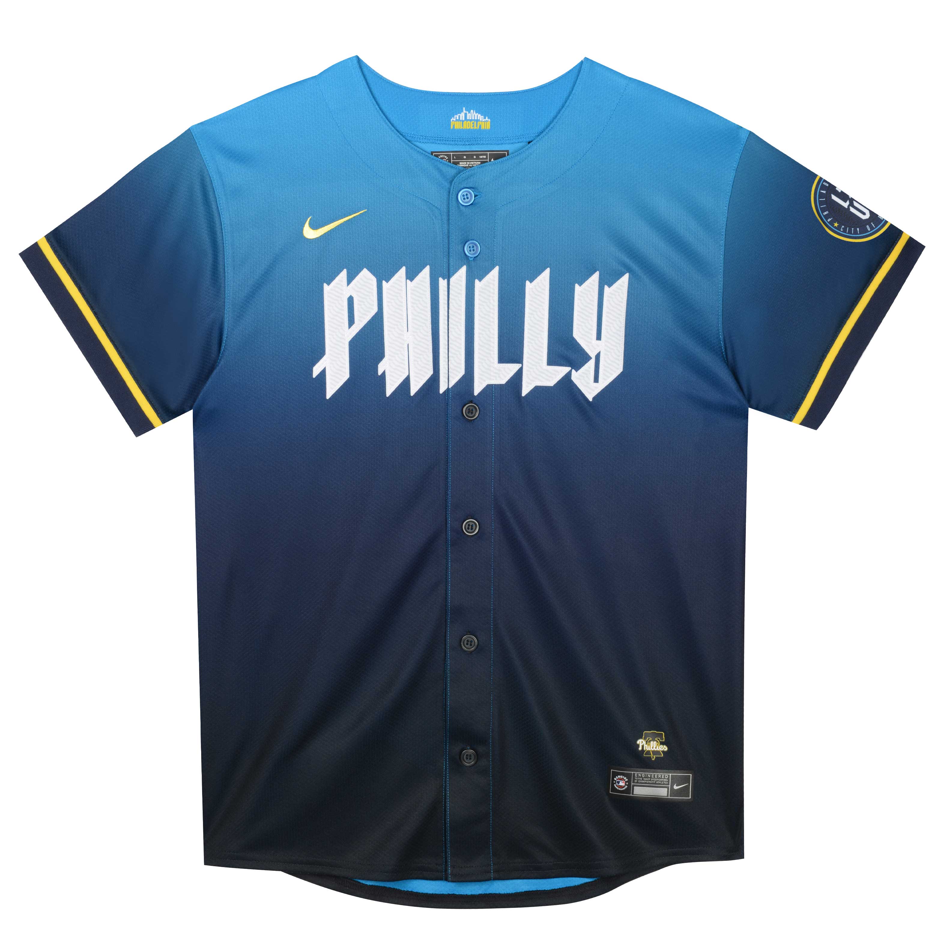 Preschool Philadelphia Phillies Zack Wheeler Nike Blue 2024 City Connect Limited Player Jersey