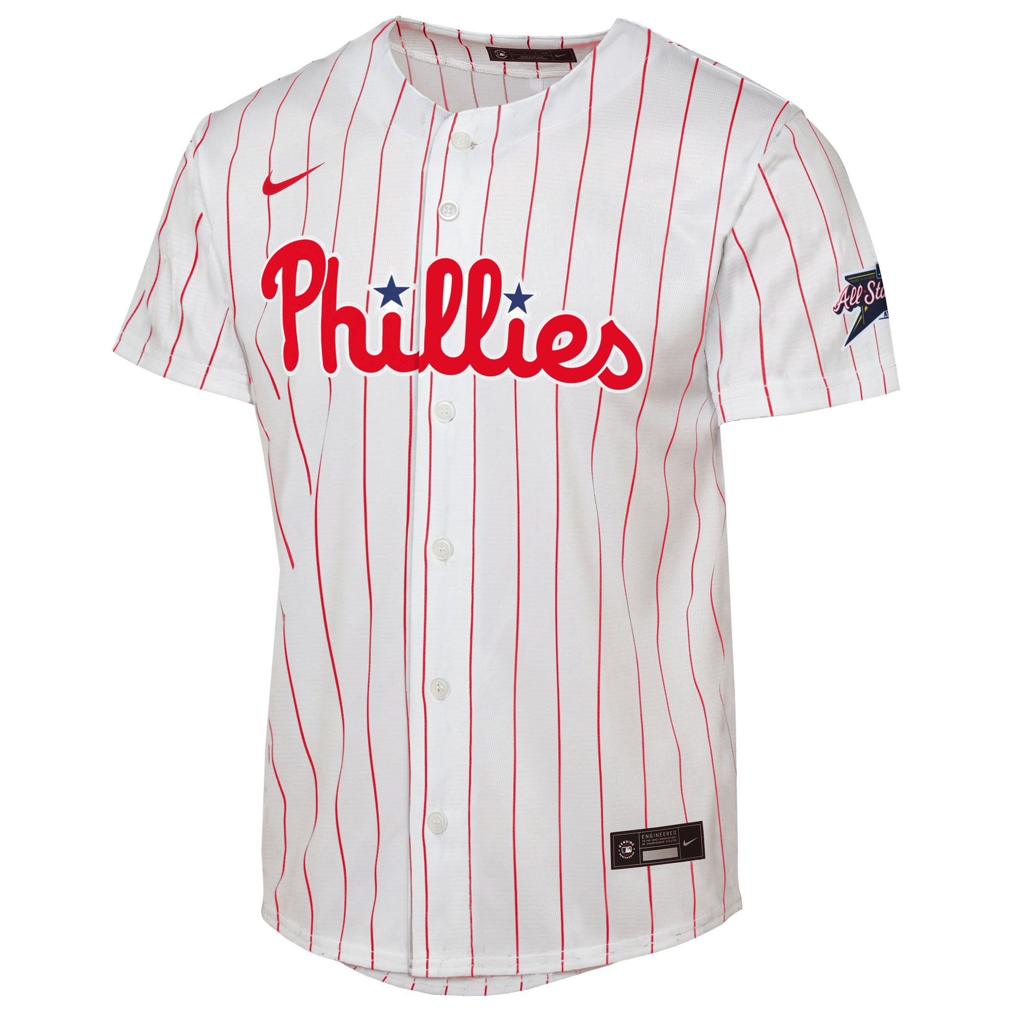Youth Philadelphia Phillies Nike White 2025 MLB All-Star Game Home Replica Jersey