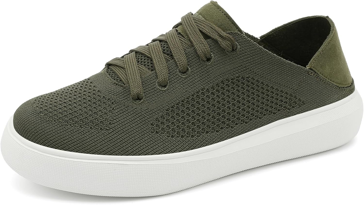 UBFEN Womens Fashion Sneakers Comfortable Slip On Shoes with Breathable Upper Lace-up Cozy Slipper for Work, Travel, Casual Outings