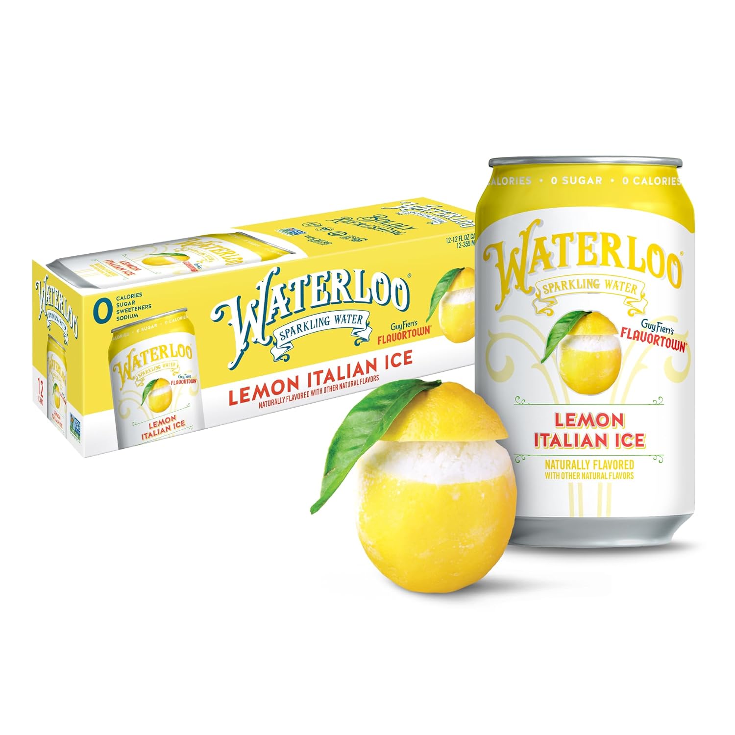 Waterloo Sparkling Water, Blackberry Lemonade Naturally Flavored, 12 Fl Oz Cans (Pack of 12) – Zero Calories and Zero Sugar or Sweeteners